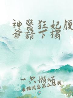 神医狂妃腹黑王爷请下榻