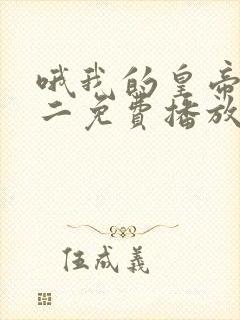 哦我的皇帝陛下二免费播放