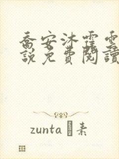 乔安沐霍云霆小说免费阅读