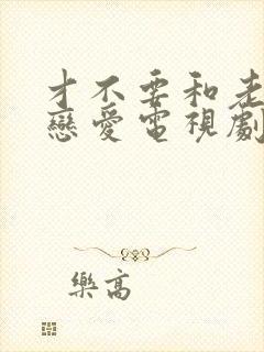 才不要和老板谈恋爱电视剧在线观看