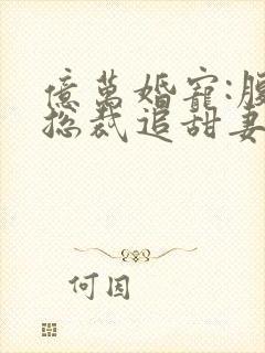 亿万婚宠:腹黑总裁追甜妻