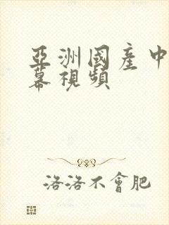 亚洲国产中文字幕视频