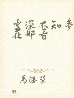 云深不知梦小说在哪看