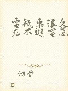 电瓶车很久不骑充不进电怎么办