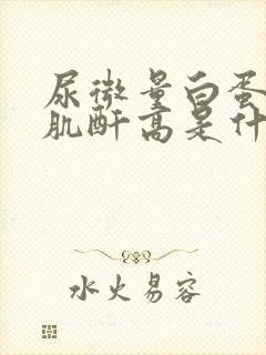 尿微量白蛋白/肌酐高是什么原因