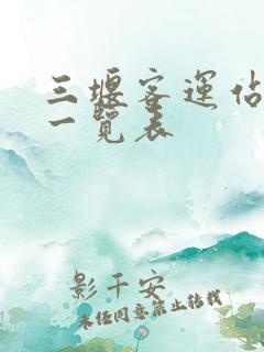 三堰客运站班车一览表