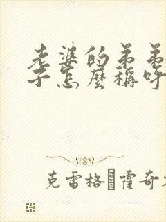 老婆的弟弟的儿子怎么称呼