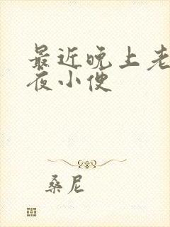 最近晚上老是起夜小便