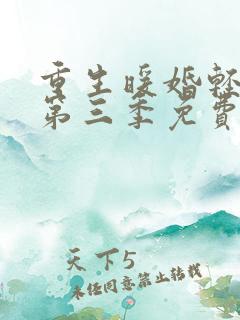 重生暖婚轻宠妻第三季免费观看