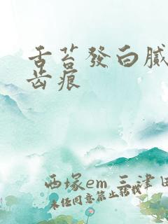 舌苔发白腻 有齿痕