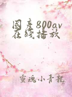 国产800av在线播放