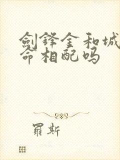 剑锋金和城头土命相配吗