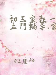 初三家教一对一上门辅导,家教价格