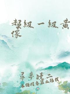 超级一级黄色录像