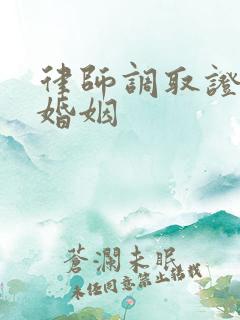 律师调取证据 婚姻