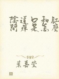 阴道口和肛门中间痒是怎么回事