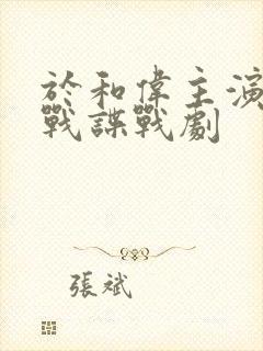 于和伟主演的抗战谍战剧