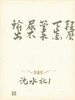 输尿管下段结石出不来怎么办