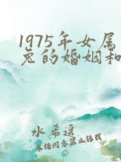 1975年女属兔的婚姻和命运如何