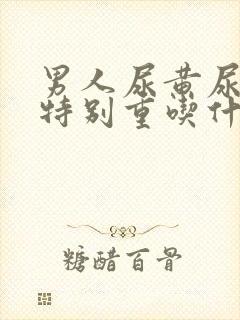 男人尿黄尿骚味特别重吃什么药