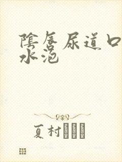 阴唇尿道口起小水泡