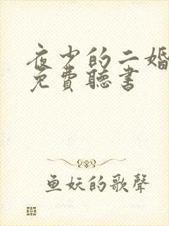 夜少的二婚新妻免费听书