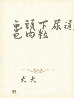 龟头下尿道内白色肉粒