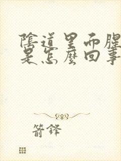 阴道里面腥臭味是怎么回事