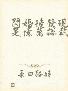 闪婚后发现老公是亿万总裁