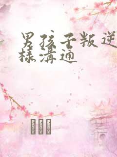 男孩子叛逆期怎样沟通