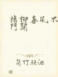 杨柳春风不度玉门关