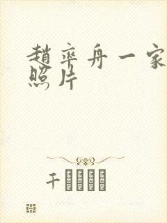 赵率舟一家三口照片