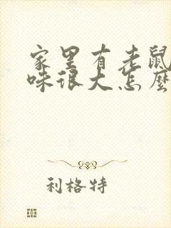 家里有老鼠尿骚味很大怎么办