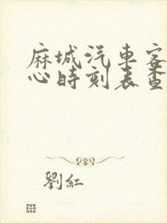 麻城汽车客运中心时刻表查询