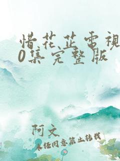 惜花芷电视剧40集完整版