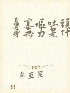 鼻塞呕吐头晕全身无力是什么原因