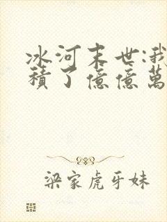 冰河末世:我囤积了亿亿万物资 小说下载txt