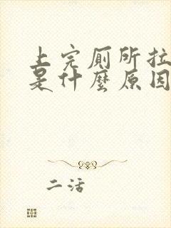 上完厕所拉出血是什么原因