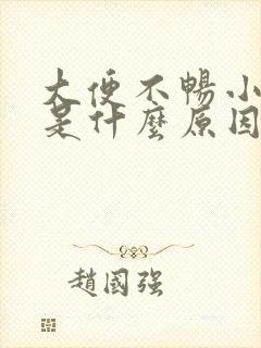 大便不畅小便黄是什么原因