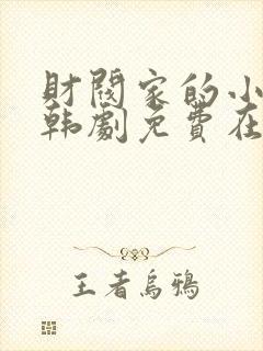 财阀家的小儿子韩剧免费在线观看