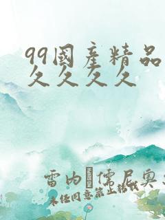 99国产精品久久久久久