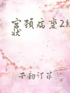 宫颈病变2级症状