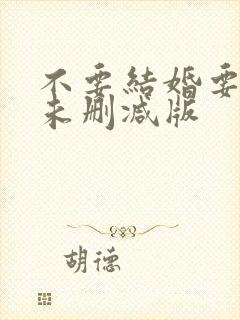 不要结婚要恋爱未删减版