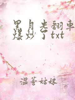 黑月光翻车后被爆炒了txt