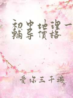 初中地理一对一辅导价格