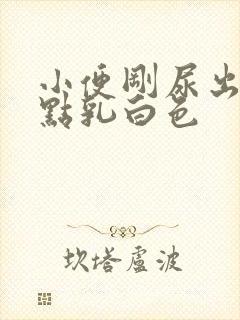 小便刚尿出来有点乳白色