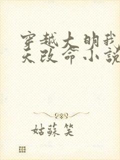 穿越大明我要逆天改命小说