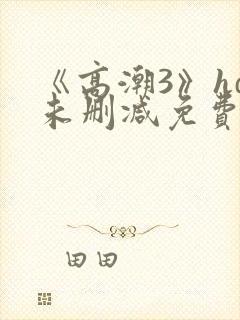 《高潮3》hd未删减免费看
