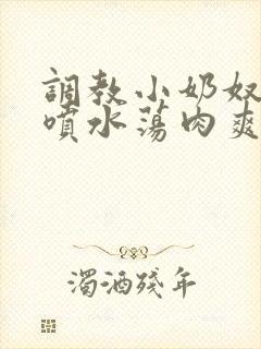 调教小奶奴高h喷水荡肉爽文