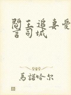 阎王追妻爱成殇言司城